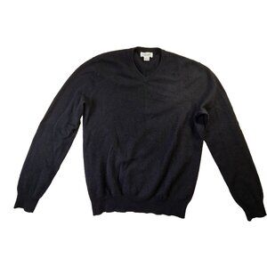 Williams Men's Medium Sweater M Black 100% Cashmere